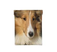 Hermoso Perro de Raza Sheltie, Squeeze Top Wallet Bolsa de Almacenamiento para Mujer Monedero pequeño Bolsa de Cambio