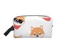 Hermoso Perro Shiba inu, Bolsa de Maquillaje Bolsa de cosméticos Bolsa de artículos de tocador de Viaje portátil Organizador de Bolsa de Maquillaje