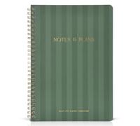 Hermoso planificador diario y cuaderno con horario por hora, bloc de notas estético en espiral para organizar fácilmente tus tareas y citas, elegante libro y suministros escolares u oficina para