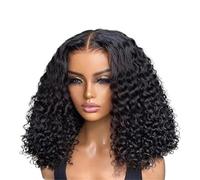 Hermoso Pre corte ningún cabello humano de la peluca sin pegamento rizado las pelucas onda agua 7x5 del pre desplumado(18inches)