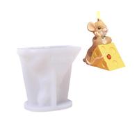 Hermoso ratón queso maíz diseños molde de silicona estable seguro para hornear manualidades fiestas de cumpleaños y diversión familiar. molde de silicona para hornear