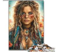 Hermoso Rompecabezas de ángel Oscuro Femenino para Adultos, 1000 Piezas, Juegos educativos, decoración del hogar, Regalo de cumpleaños, Arte Mural (26x38cm)
