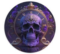 Hermoso Rompecabezas de cartón de 1000 Piezas de Calavera Día de la Madre, cumpleaños y Navidad. 67,5 x 67,5 cm.