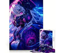 Hermoso Rompecabezas de Chica Adolescente de Anime, 1000 Piezas, para ejercitar la Memoria y relajar el Cerebro, Regalo significativo con Cierre Seguro (50x75cm)