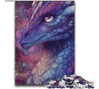 Hermoso Rompecabezas de dragón con Galaxia Brillante, 2000 Piezas para Adolescentes, desafío de Inteligencia Cerebral, Juguetes adictivos, Regalos de cumpleaños para Mayores de 14 años 70x100cm