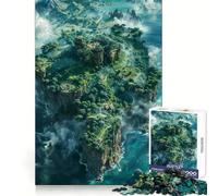 Hermoso Rompecabezas de Isla de 1000 Piezas para Adultos Fomenta la concentración, desarrolla la Habilidad y aprovecha Bien el Tiempo Se Encaja Perfectamente ¡Sorpresa navideña! (38x52cm)