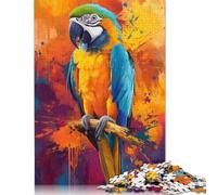 Hermoso Rompecabezas de Loro, desafiante y Estimulante, de cartón 100% Reciclado, Ideal para Adultos y niños, 1000 Piezas (75 x 50 cm).