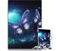 Hermoso Rompecabezas de Mariposas de 1000 Piezas para Adultos, Actividad cognitiva de Aprendizaje lúdico, sorpresas alegres, tamaño 38x52cm