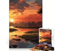 Hermoso Rompecabezas de Paisaje Natural de 1000 Piezas para adolescentesPiensa Que tu Tiempo de Entrenamiento está Bien empleadoBordes definidosRegalo Festivo (50x75cm)