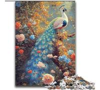 Hermoso Rompecabezas de Pavo Real de 2000 Piezas para Adultos y Adolescentes, Juego Educativo, decoración del hogar y Regalo para Toda la Familia (70x100cm)