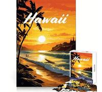 Hermoso Rompecabezas de una Cala Hawaiana de 1000 Piezas para adultosIdeal para ejercitar la Memoria, entretenerse y Disfrutar de un Momento tranquiloRegalo Cualquier ocasión (38x52cm)