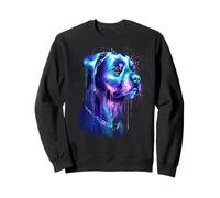 Hermoso Rottweiler Acuarela Arte Retrato Rottie Lover Sudadera