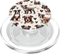 Hermoso Staffordshire Terrier Americano patrón Staffy PopSockets PopGrip para MagSafe