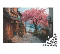 Hermosos cerezos en Flor en Kioto, Japón 52x38cm/1000pcs Puzzle Adecuado para Adultos Y Multitud Mayores De 14 Años