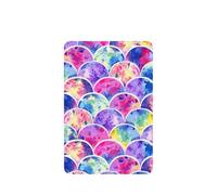 Hermosos colores arcoíris con estampado de sirena, 10 piezas de ambientador para coche, hojas colgantes perfumadas con cuerda para el hogar