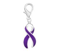 Hermosos dijes colgantes de cinta para todas las causas, enfermedades y cáncer. Ideal para pulseras, bolsos, tiradores de cremallera en chaquetas, mochilas, collares de mascotas, perfecto para