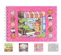 Hermosos libros para colorear con temática de animales para niños, libros para pintar con garabatos,