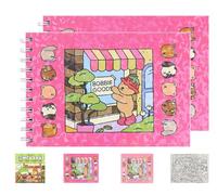 Hermosos libros para colorear con temática de animales para niños, libros para pintar con garabatos,