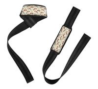 Hermosos perros Cavalier King Spaniel correas de elevación antideslizantes de 26 pulgadas para entrenamiento de potencia, entrenamiento de fuerza, culturismo