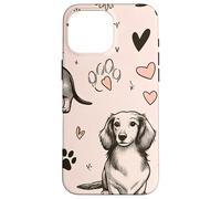 Hermosos Perros Salchicha Lindos Perros Salchicha Carcasa para iPhone 16 Pro MAX