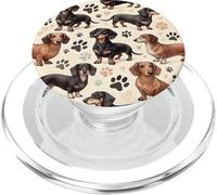 Hermosos perros salchicha lindos perros salchicha PopSockets PopGrip para MagSafe