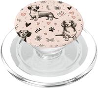 Hermosos Perros Salchicha Lindos Perros Salchicha PopSockets PopGrip para MagSafe