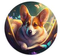 Hermosos Rompecabezas de Corgi para Adultos, 1000 Piezas de Papel, Adolescentes, Ideal para Reducir el estrés, Genial para la Familia, 1000 Piezas (67,5x67,5cm)