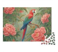 Hermosos Rompecabezas de Loros. Extremadamente desafiantes Pasar el Tiempo y Fortalecer Lazos. Apto para Todas Las Edades. 300 Piezas (40 x 28 cm).