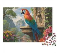 Hermosos Rompecabezas de Loros. Muy desafiantes. Muy Divertidos. La Manera Pasar el Tiempo. Piezas Decorativas de Rompecabezas. 300 Piezas (40 x 28 cm).