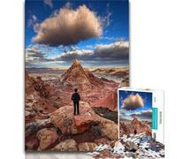 Hermosos Rompecabezas de río de montaña para Adultos y Adolescentes, ayudan al Cerebro a ejercitar, Juguetes adictivos para Cultivar la Paciencia, Gran Regalo, 50x75cm