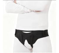 Hernia Inguinal Hombre para Braguero Hernia Inguinal Unilateral/Bilateral con Dos Almohadillas de Compresión Extraíbles y Cinturón Ajustable(Large)