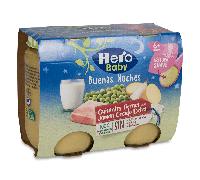 Hero Baby Guisantes Tierno Jamon 2X190Gr