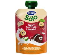 Hero Baby Mi Merienda Bolsitas de Yogurín Griego con Zumos de Fruta y Cookies - Para Bebés a Partir de los 12 Meses - 100 g