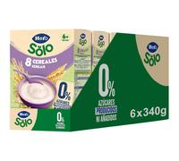 Hero Baby Pack Papillas 8 Cereales. 0% azúcar producido ni añadido. Pack 6x340gr