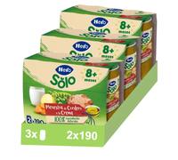Hero Baby Pack Tarritos de Menestra de Cordero a la Crema. Para Bebés de a Partir de 8 meses. 3 Packs de 2x190gr