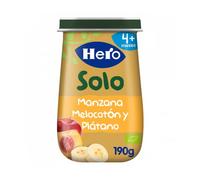 Hero Baby Solo Manzana Melocotón y Plátano 190 g