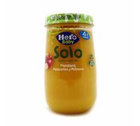 Hero Baby Solo Manzana Melocotón y Plátano 190 G - Fruta Bebés
