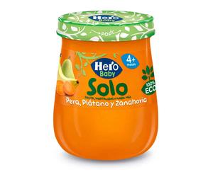 Hero Baby Solo Pera Platano Zanah 120 G
