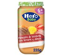 Hero Baby - Tarrito Carne Menestra con Jamón y Ternera - 235 gr