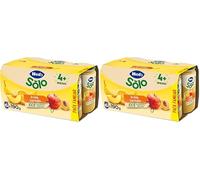 Hero Baby - Tarritos de Frutas Variadas, Sin Almidón, Sin Azúcares Añadidos, 100% Ingredientes Naturales, para Bebés a Partir de los 4 Meses, Pack de 6x190g (Paquete de 2)
