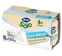 Hero Baby Tarritos de Yogur Natural, 2 x 120gr