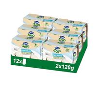 Hero Baby - Tarritos de Yogur Natural, Sin Azúcares Añadidos, Adaptados a las Necesidades Nutricionales de tu Bebé, Alimento Infantil para Bebés a Partir de los 6 meses, 190 g (Paquete de 12)