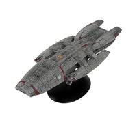 Hero Collector Galactica (Blood & Cromo) | Barco Battlestar Galactica | Réplica de modelo de metal y plástico ABS rojo