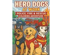 Hero Dogs at Work Police, Fire & Rescue Coloring Adventure