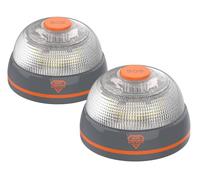 Hero Driver LED Pack 2X Baliza V16 Conectada y Geolocalizada - Homologada DGT 3.0 - Sin Suscripciones hasta 2040 - Luz Emergencia Coche - Obligatoria Desde 2026 - SIM Vodafone Incluida