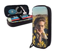 Hero Fiennes-Tiffin - Estuche de piel con compartimentos, bolsa de almacenamiento grande, bolsa de papelería para oficina y universidad, color, 5.0cm*10.5cm*20.5cm, Estuche para lápices