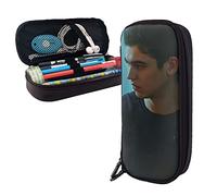 Hero Fiennes-Tiffin - Estuche de piel con compartimentos, bolsa de almacenamiento grande, bolsa de papelería para oficina y universidad, color, 5.0cm*10.5cm*20.5cm, Estuche para lápices