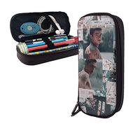 Hero Fiennes-Tiffin - Estuche de piel con compartimentos, bolsa de almacenamiento grande, bolsa de papelería para oficina y universidad, color, 5.0cm*10.5cm*20.5cm, Estuche para lápices