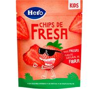 Hero Kids Snack de Chips de Fresa +36m 12 gr