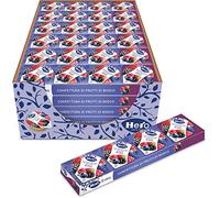 Hero Poker Wild Berries Jam, 30 paquetes de 100 g (4 dosis individuales x 25 g), mermelada y mermelada, fruta de alta calidad, sin conservantes y sin colorantes
